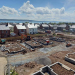 Construction for a housing development