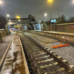 Relaying a train track
