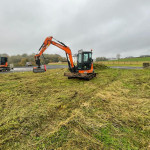 Mulcher out on a site