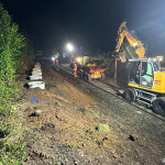 Machinery Working at night